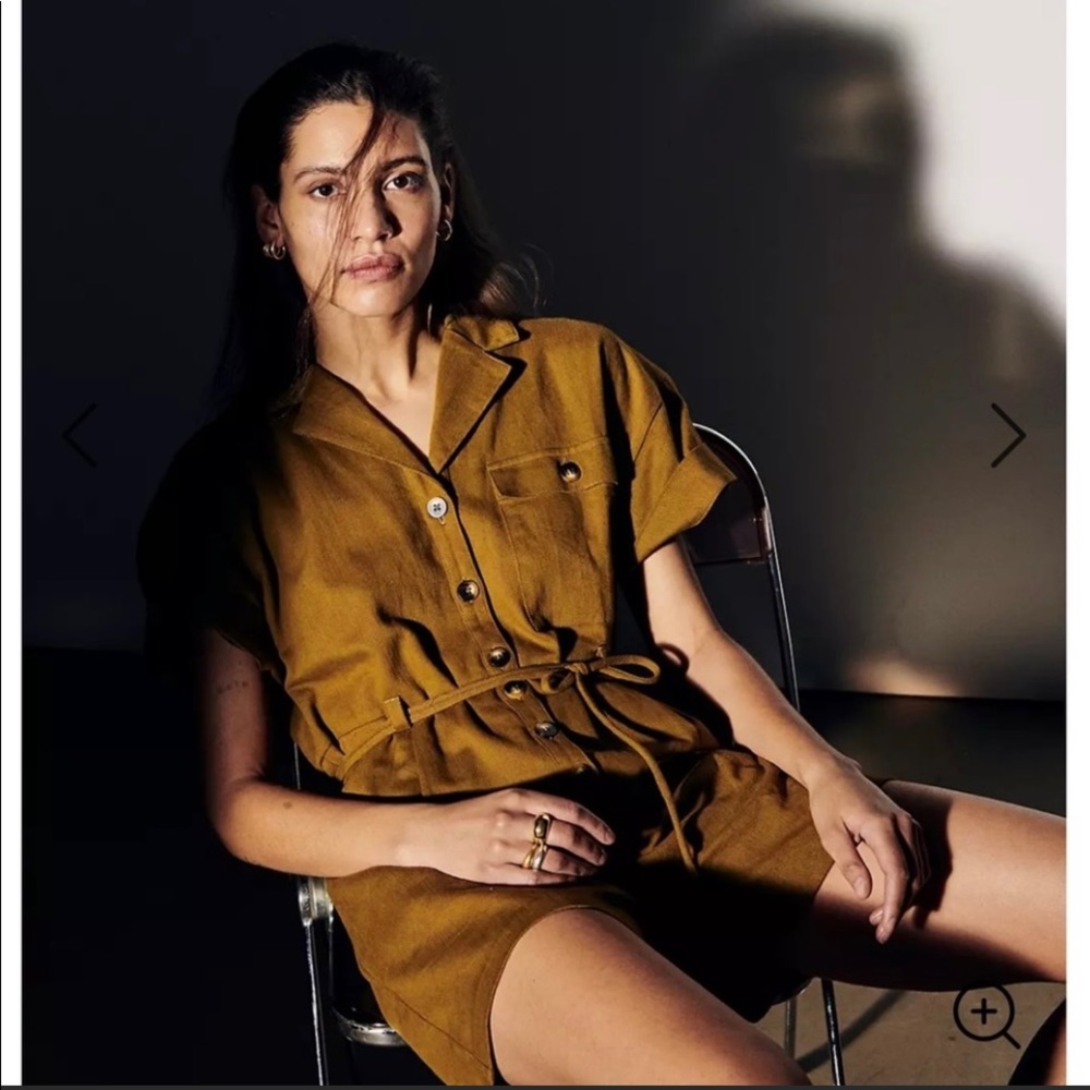 Madewell Belted Safari Romper
